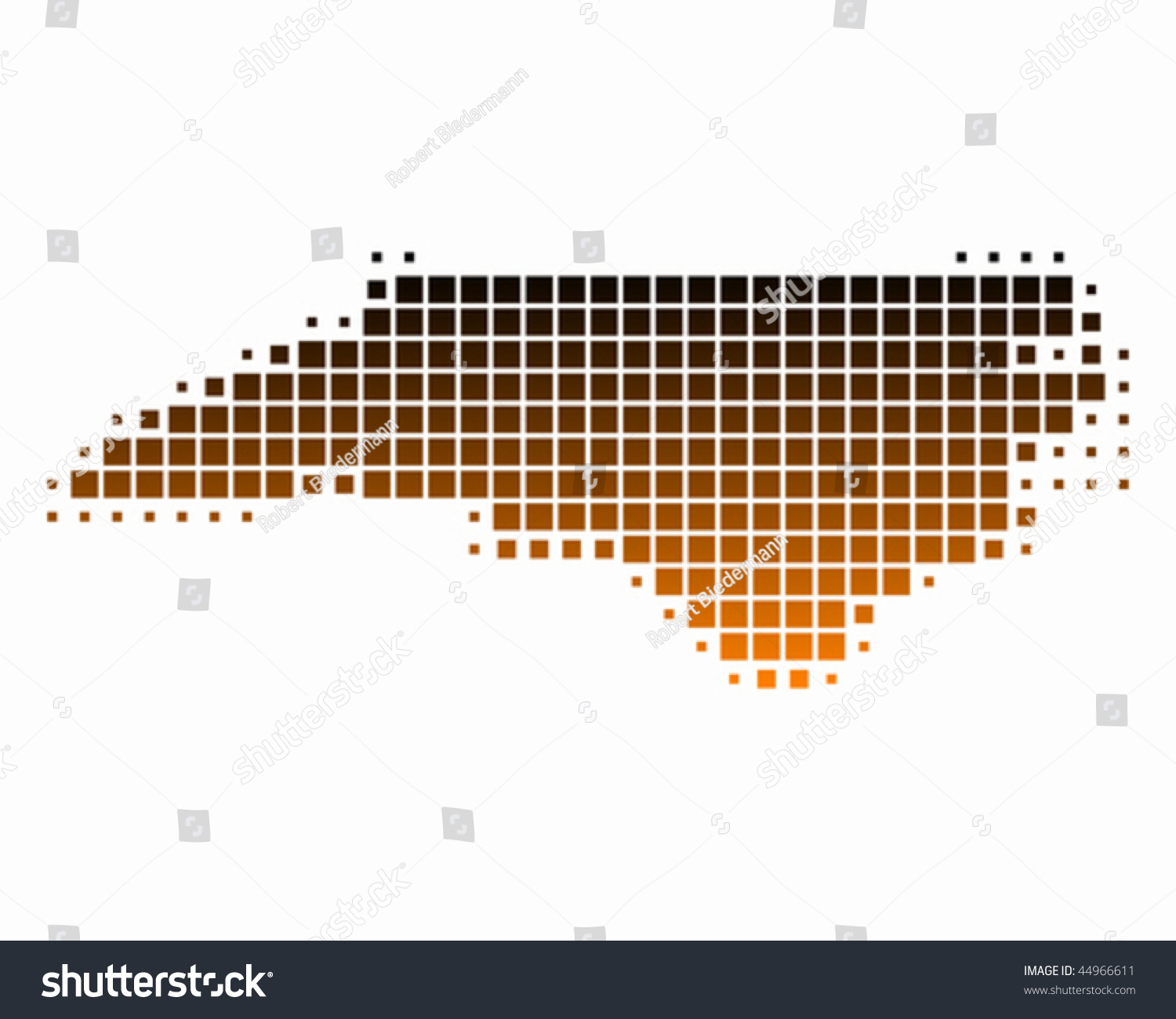 Map Of North Carolina Royalty Free Stock Vector 44966611 Avopix