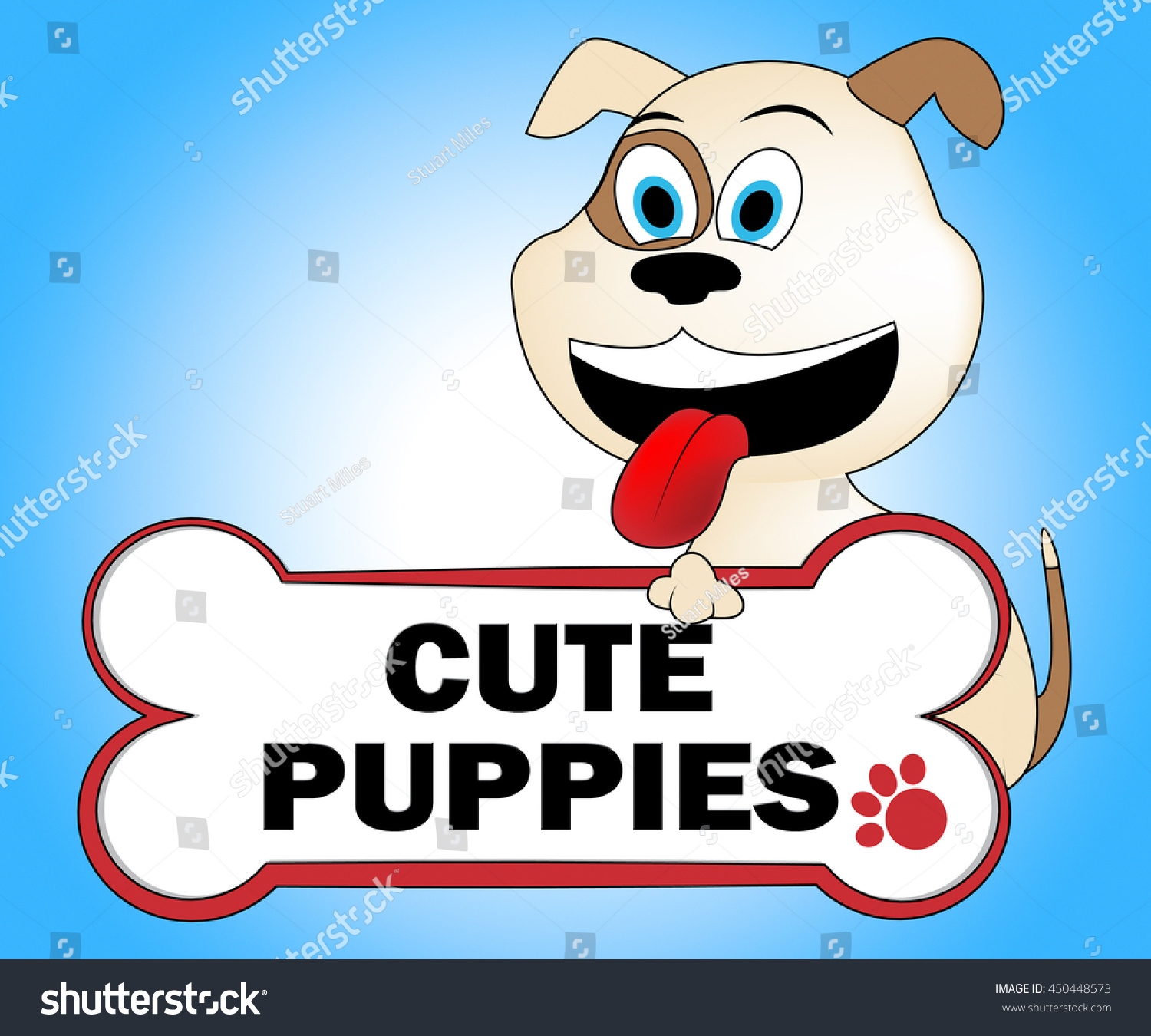 Cute Puppies Meaning Pets Pups And Adorable Royalty Free Stock Photo