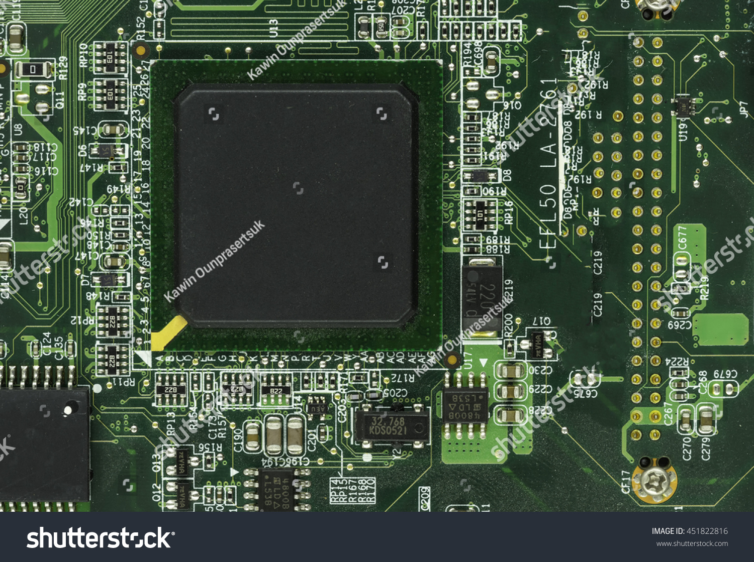 Computer Circuit Main Board Royalty Free Stock Photography Image