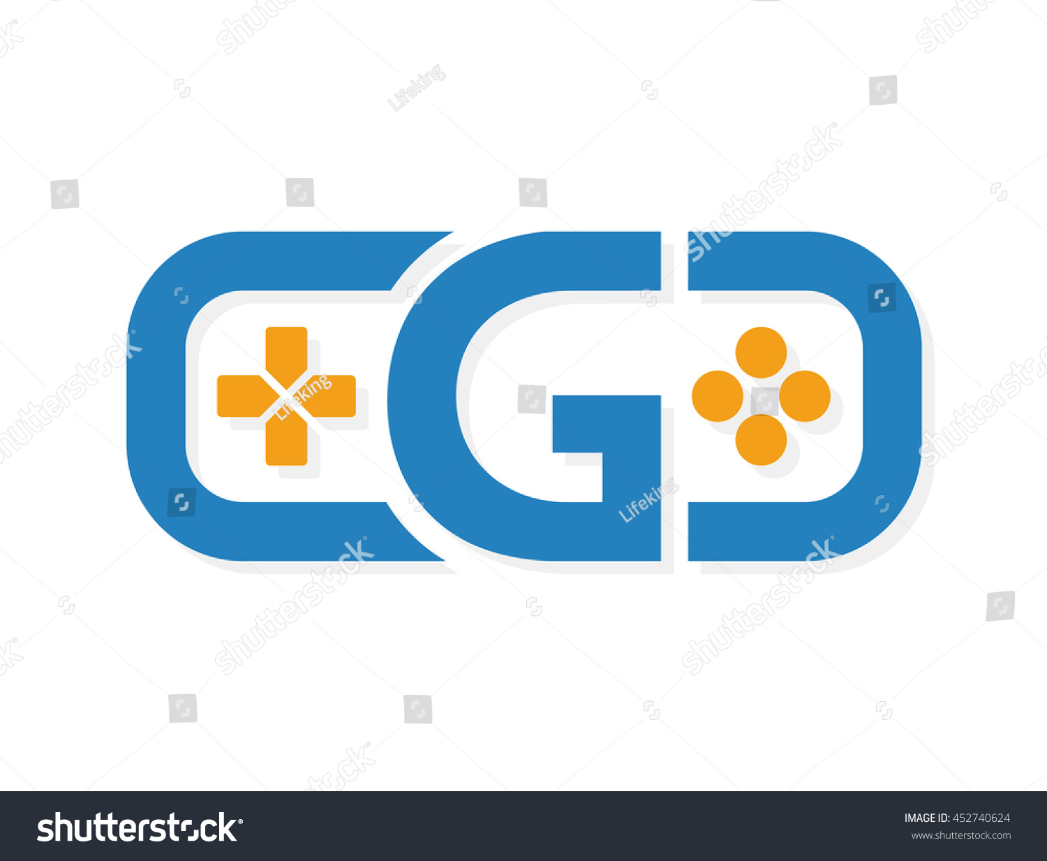 Game controller logo template. - Royalty Free Stock Vector 452740624 ...