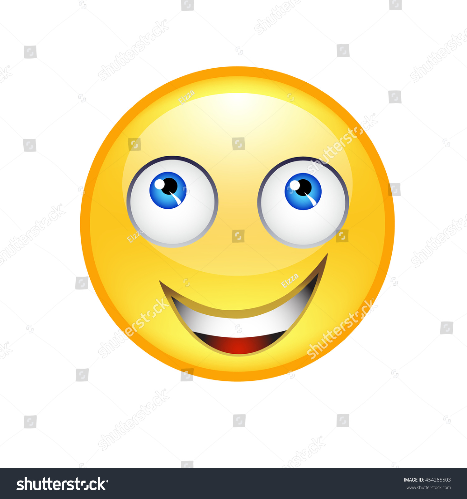 Emoticon Showing Thumb Up - Royalty Free Stock Vector 454265503 