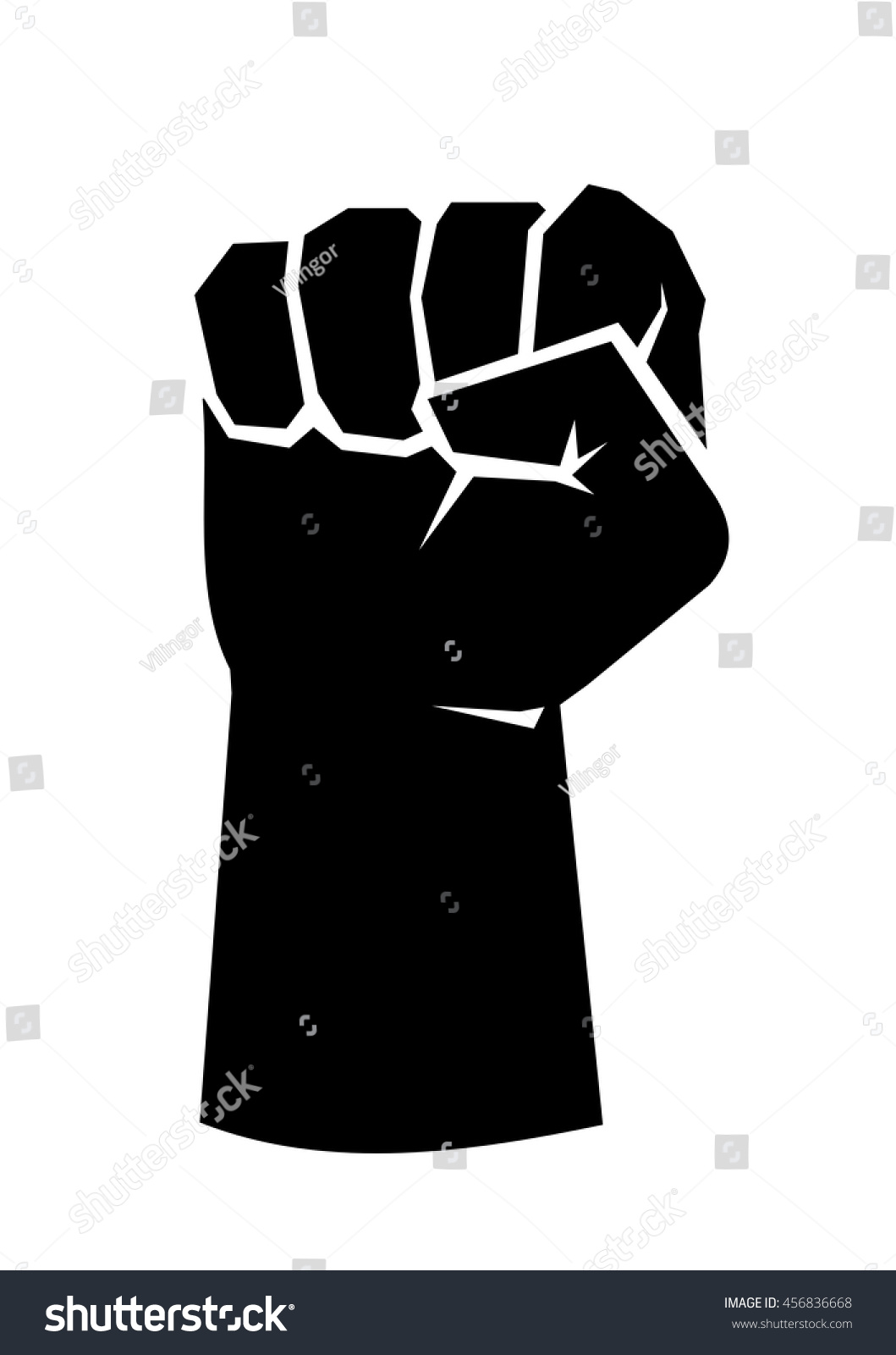 Probing the female anus The hand with the rising thumb