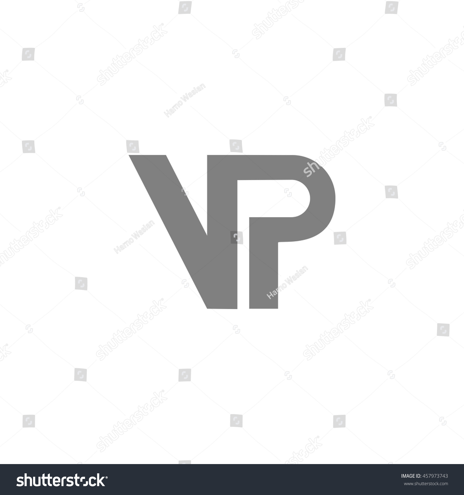 vp letter vector logo - Royalty Free Stock Vector 457973743 - Avopix.com