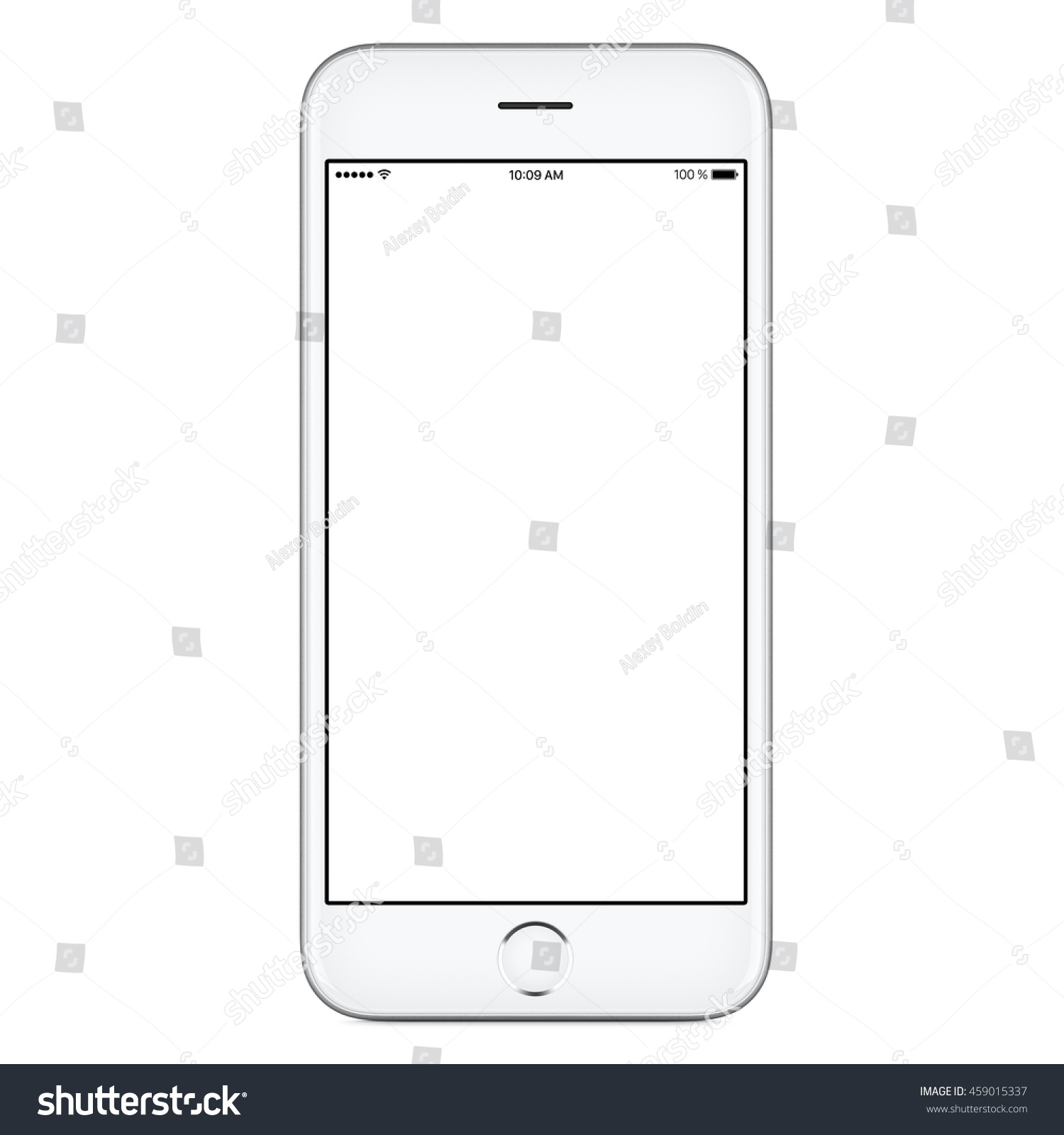 White smartphone mockup. #459015337