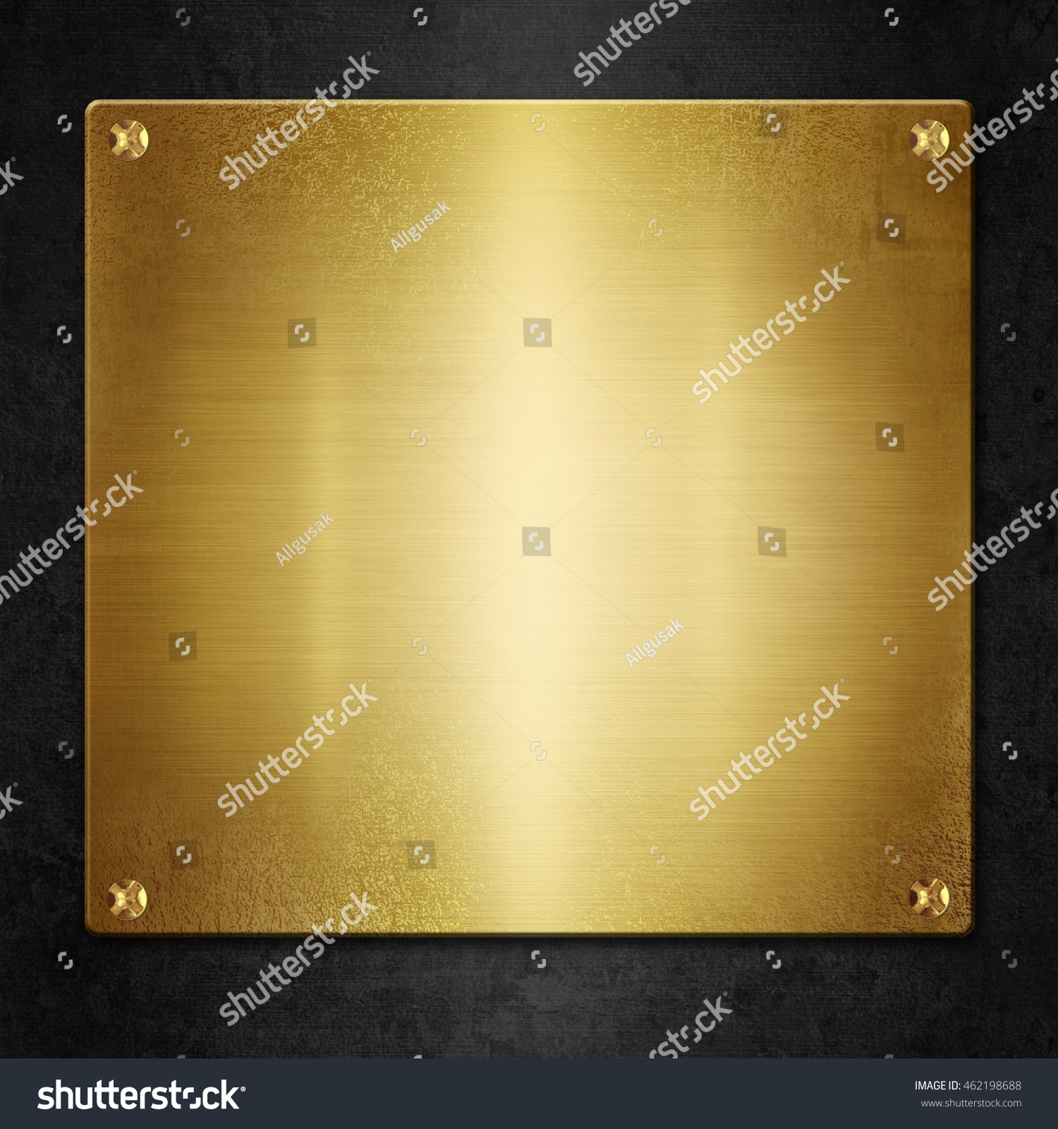 Gold plate texture on black background - Royalty Free Stock Photo ...