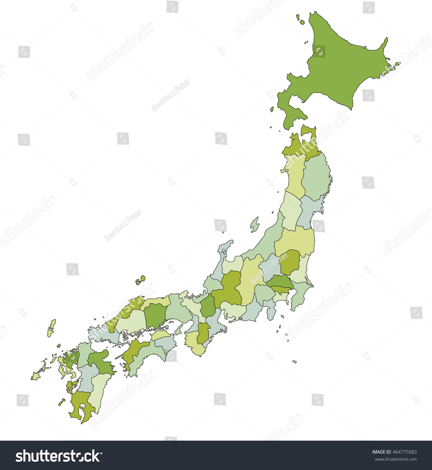 Highly Detailed Editable Political Map With Royalty Free Stock Vector 464775083 7715