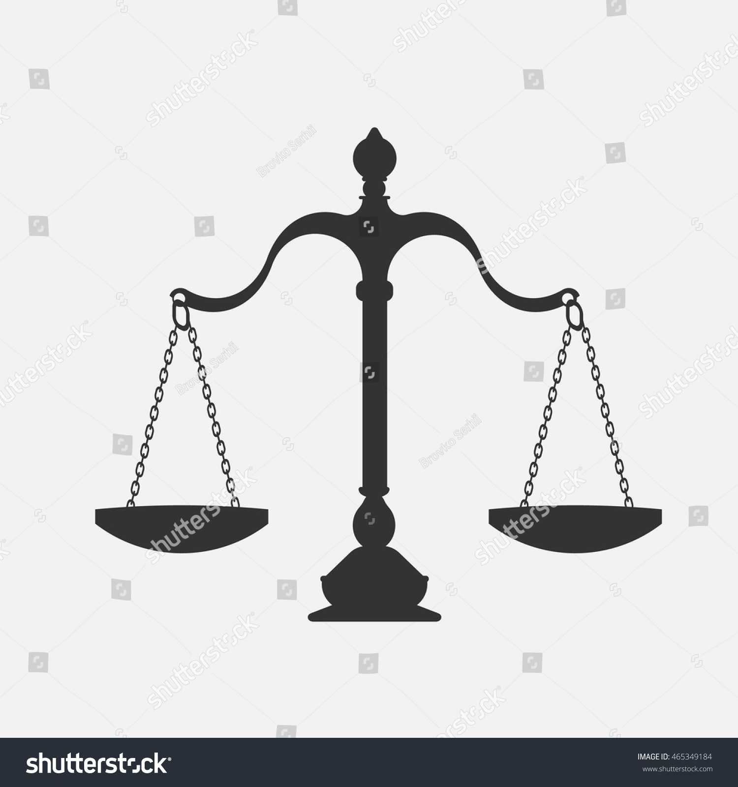 scales of justice - Royalty Free Stock Vector 465349184 - Avopix.com