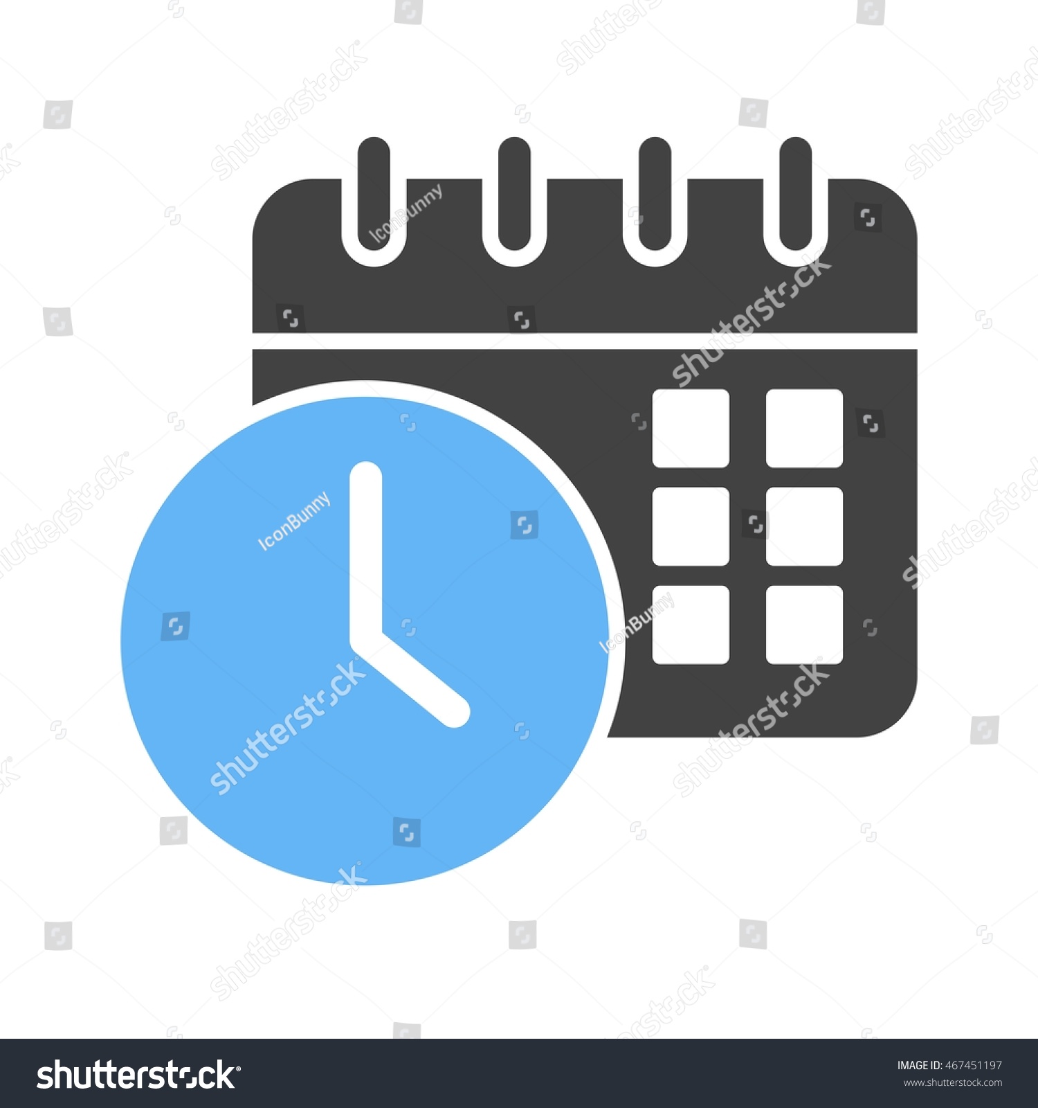 Scheduled Date And Time Royalty Free Stock Vector 467451197 Avopix