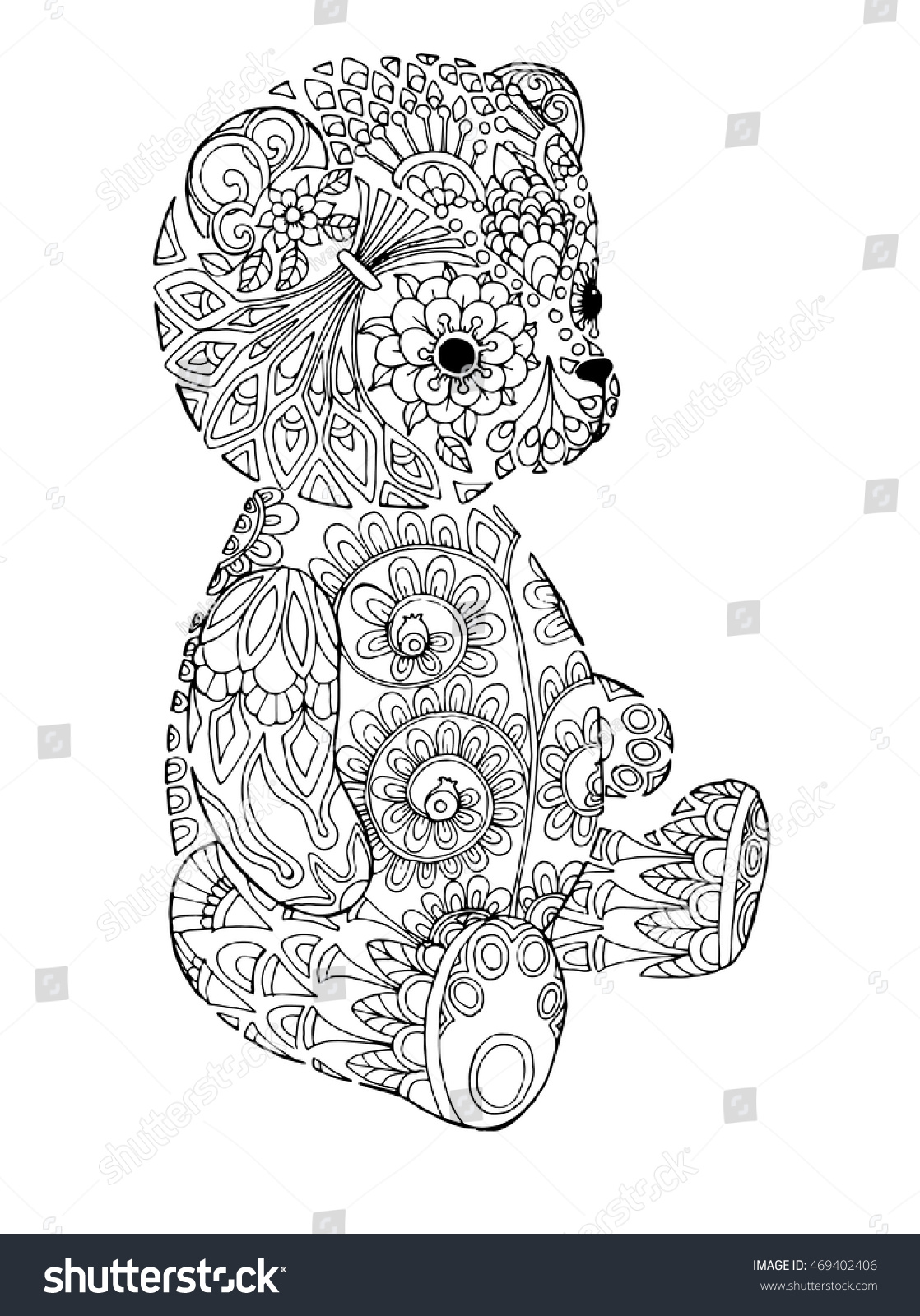 8200 Collections Teddy Bear Coloring Pages For Adults  Latest HD