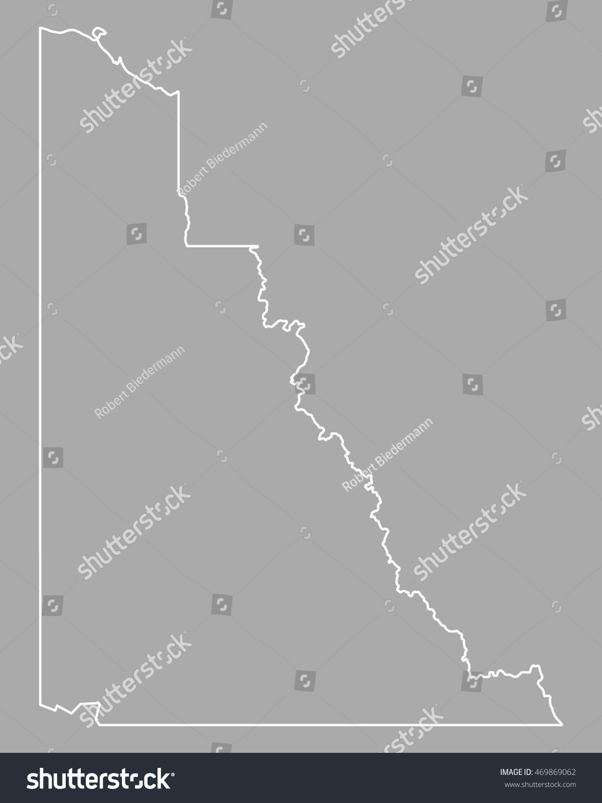 Map of Yukon - Royalty Free Stock Vector 469869062 - Avopix.com
