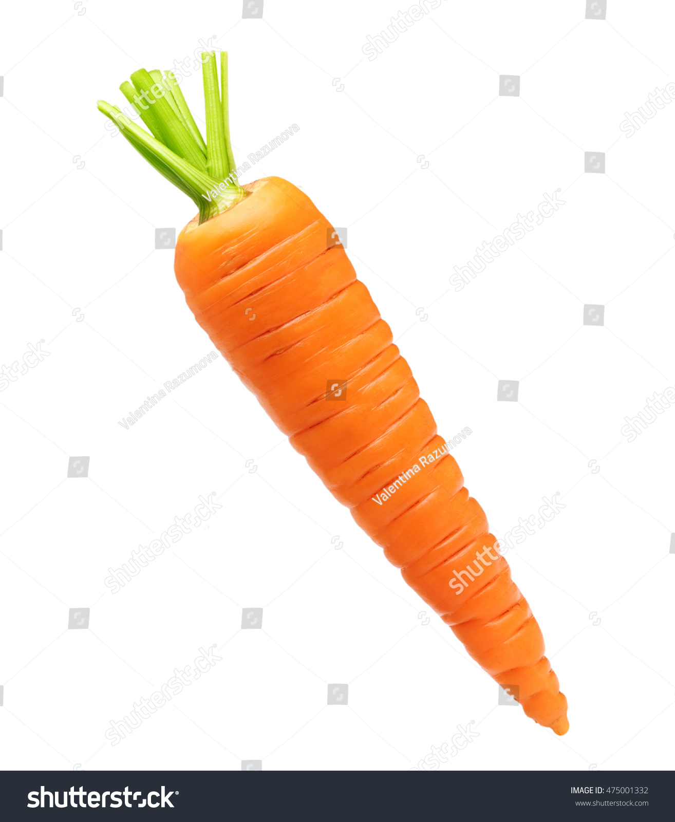 Carrot isolated on white background #475001332