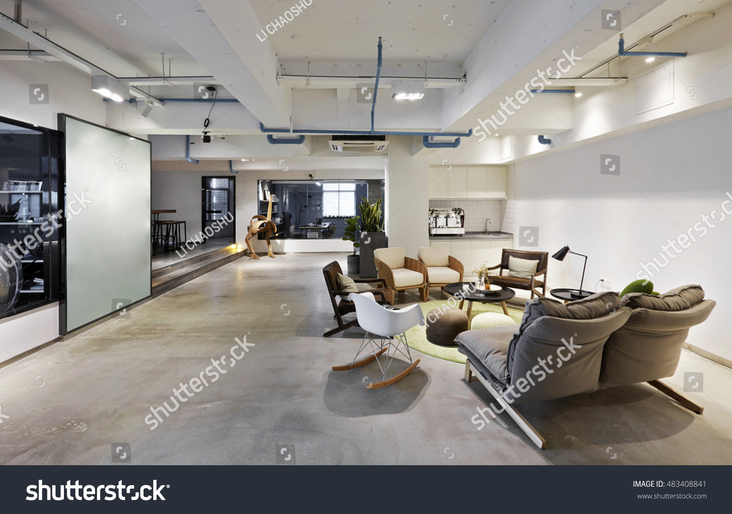 Fashion and modern office interiors #483408841