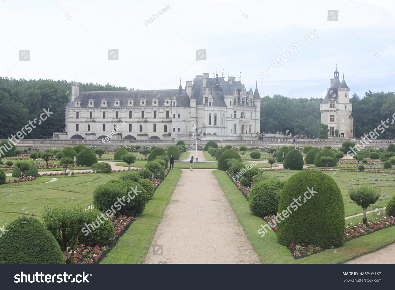 ChÃ¢teau de Chenonceau, a palace in Loire Valley, France #486806182