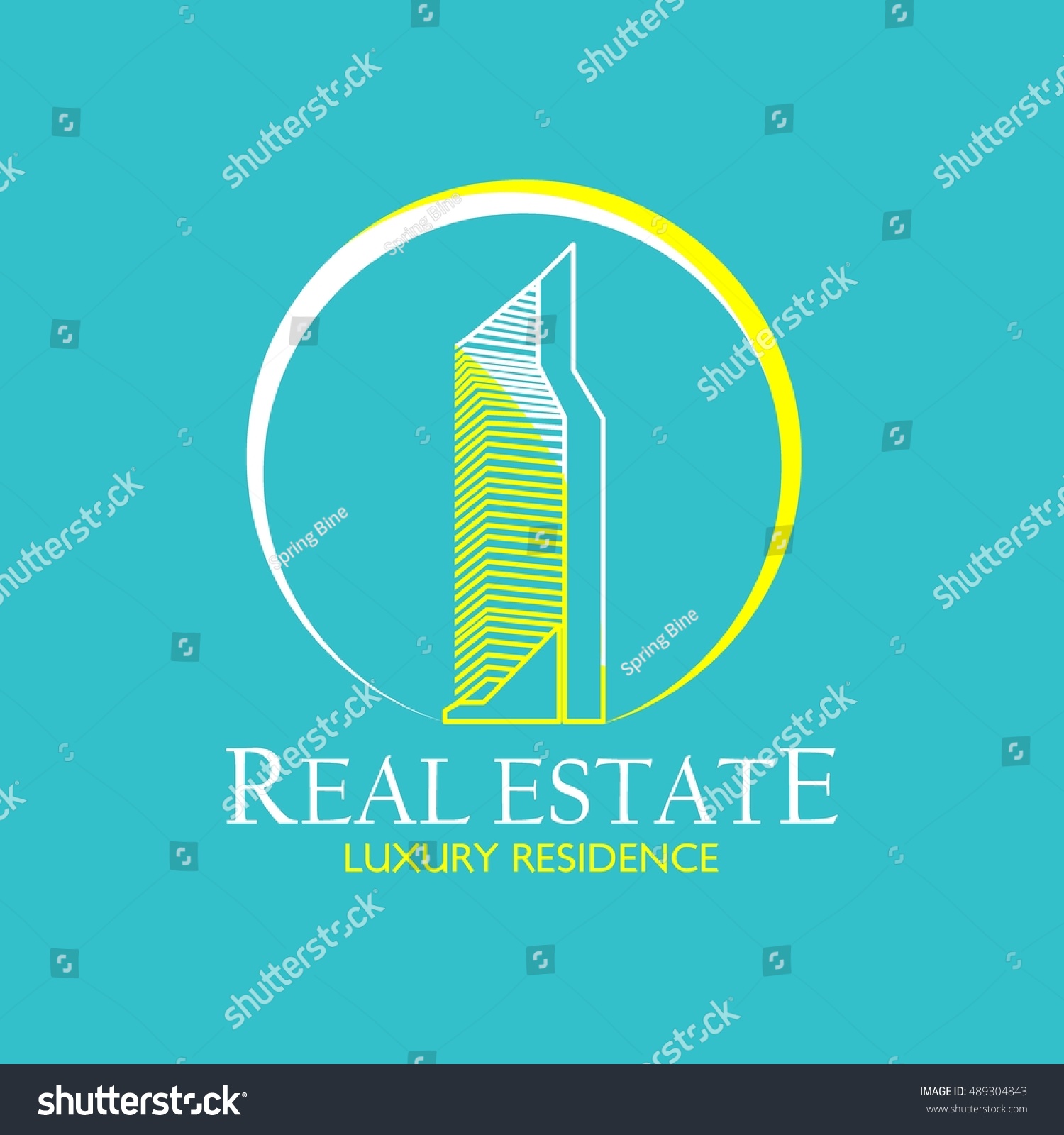 Real Estate Logo Design Template Creative Royalty Free Stock Vector 489304843 3542