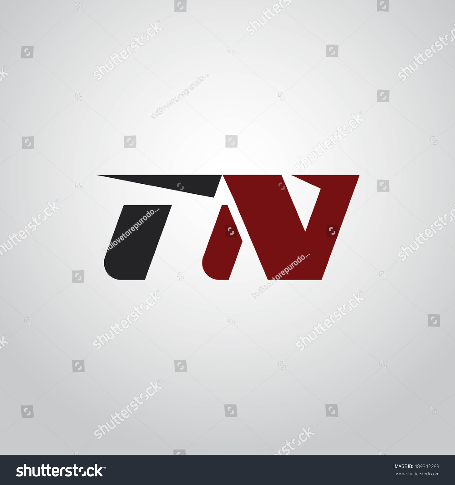 The letters T and N logo automotive black and - Royalty Free Stock ...