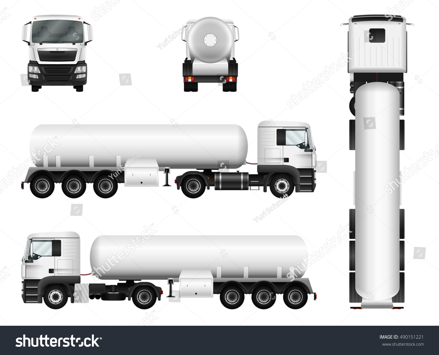 Download Tanker Truck Vector Mock Up For Advertising Royalty Free Stock Vector 490151221 Avopix Com