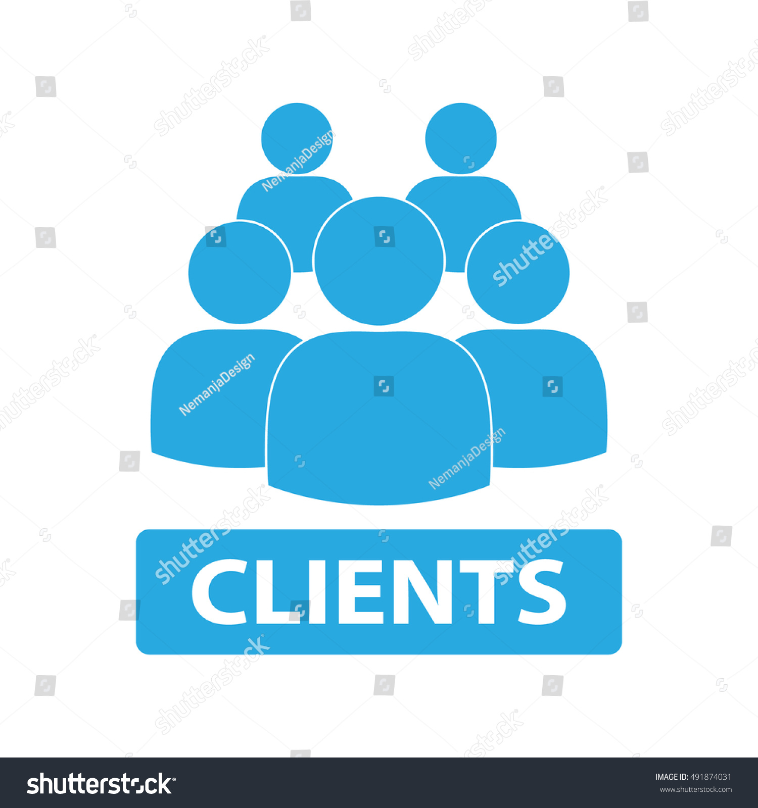 Clients Icon #491874031