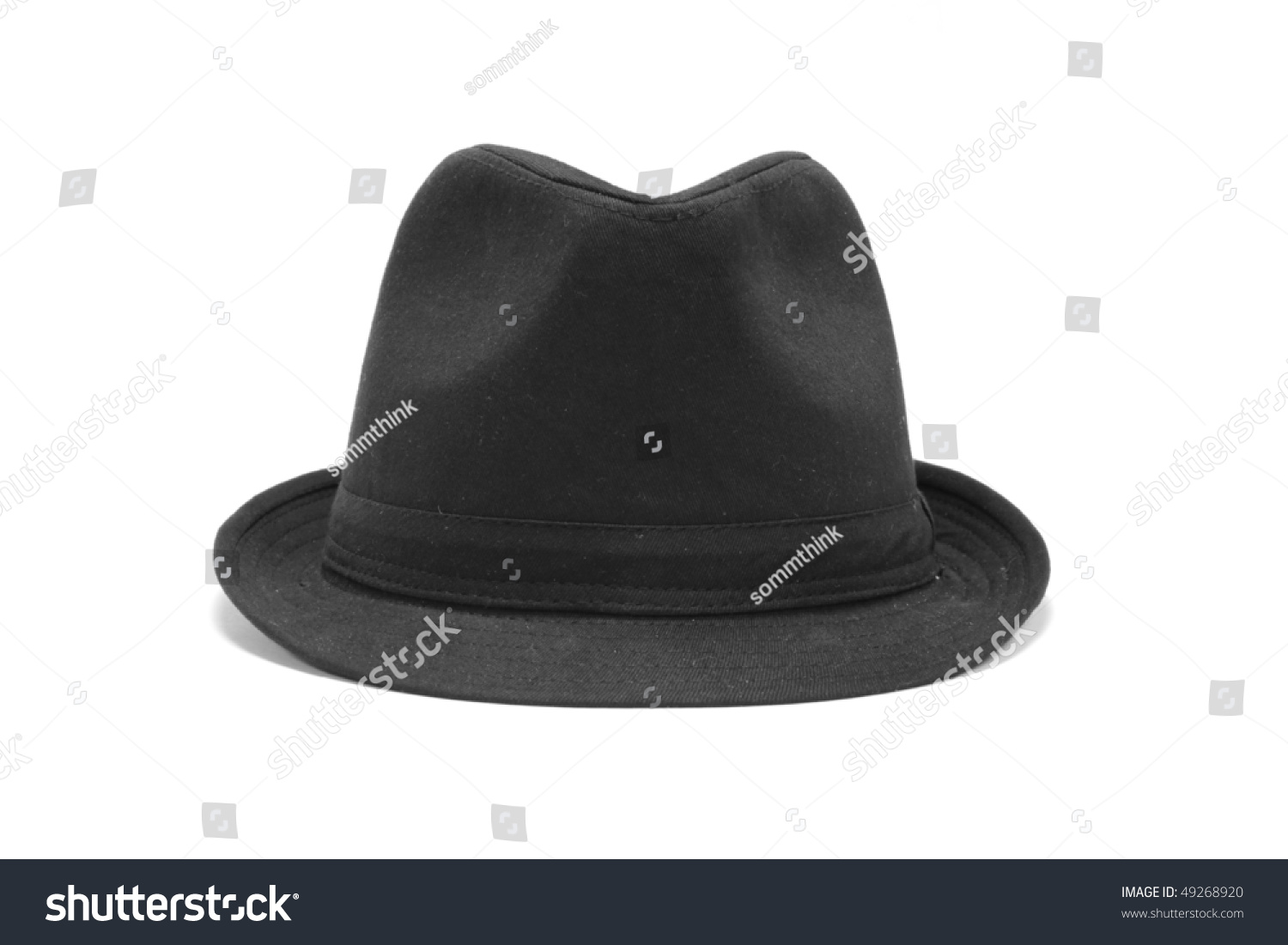 black hat on the white background #49268920