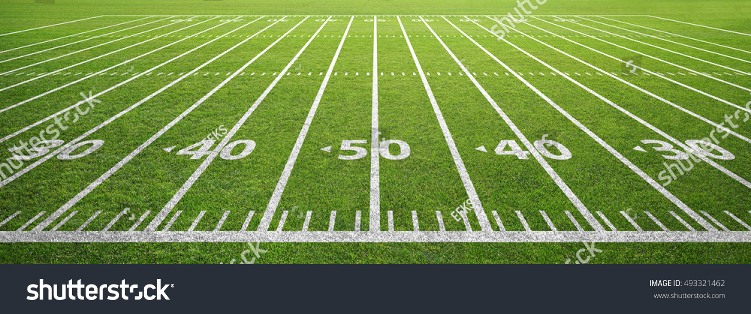 american football field and grass #493321462