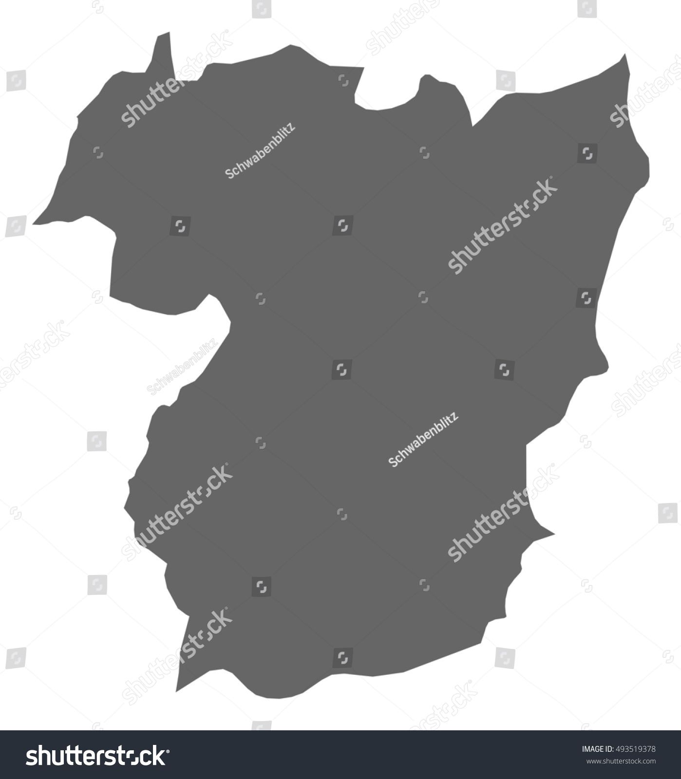 Map - Vila Real (Portugal) - Royalty Free Stock Vector 493519378 ...