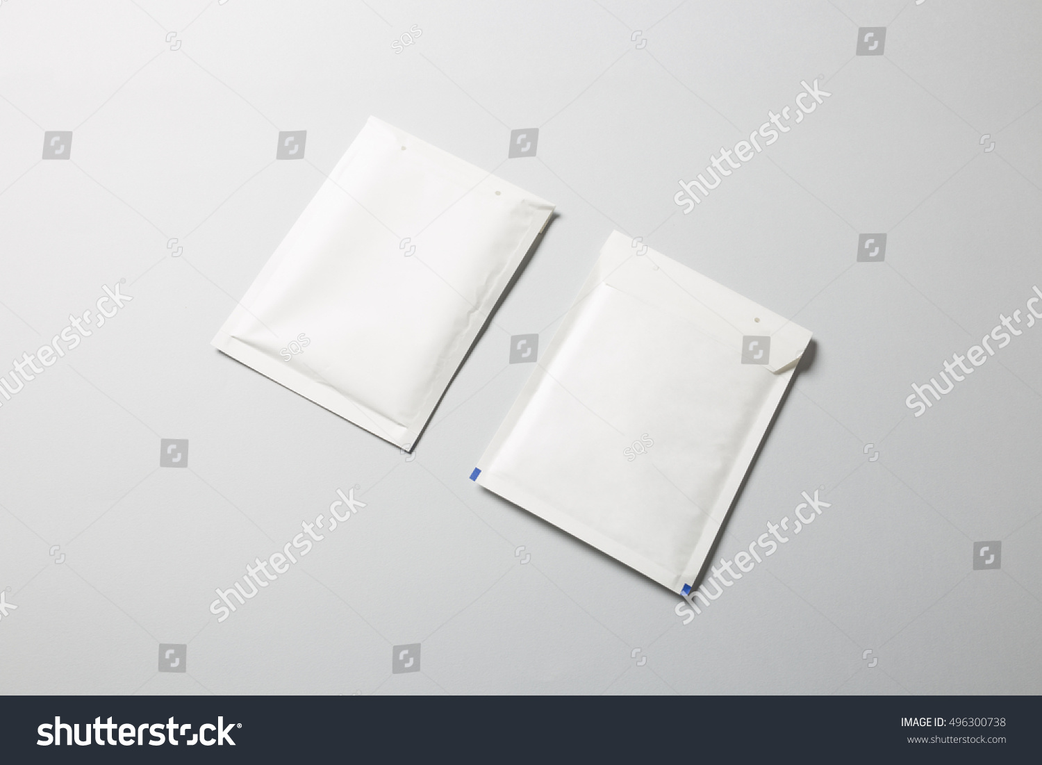 Blank padded Envelopes Mock-up, ready to replace your design. #496300738