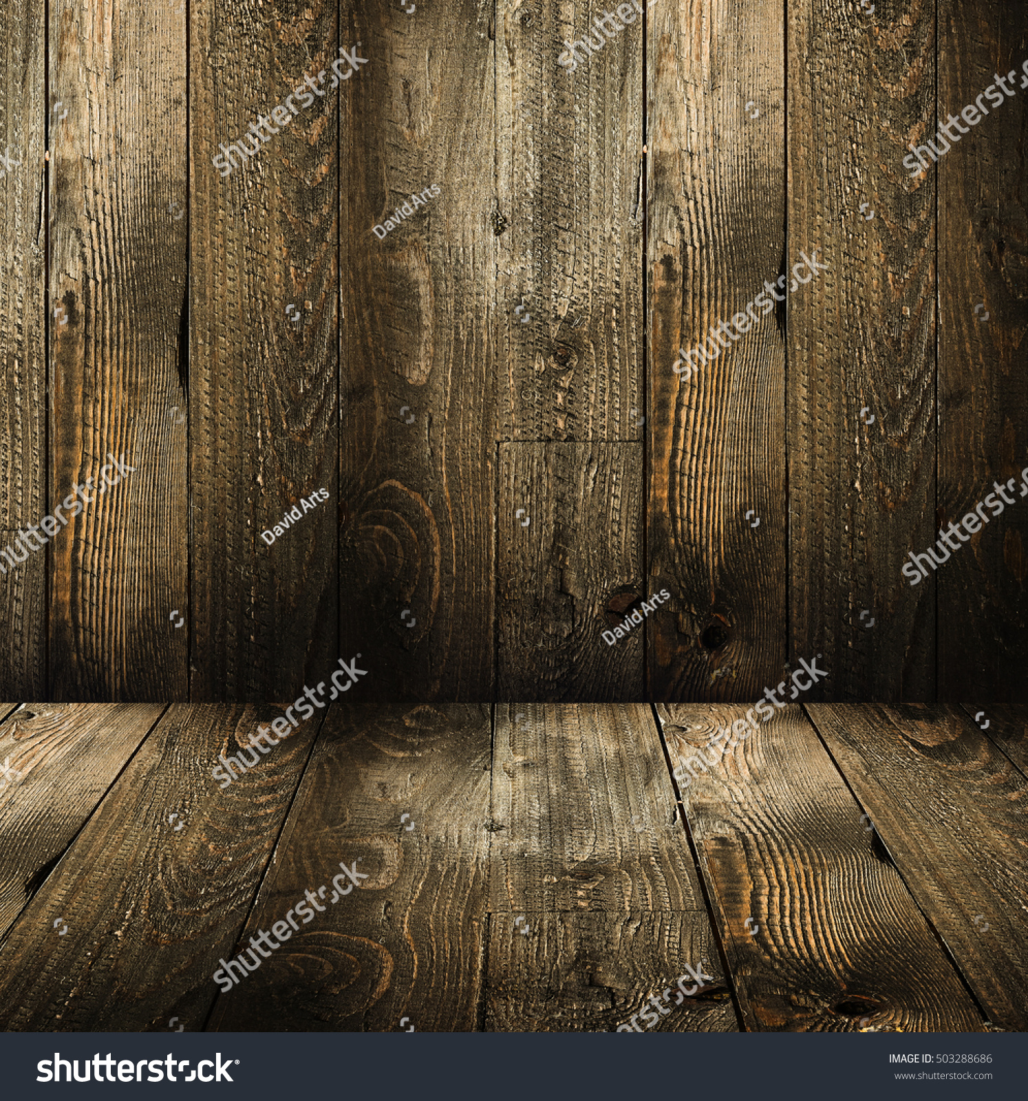 Natural Dark Wooden background. Old dirty wood tables or parquet with knots and holes and aged partculars. #503288686