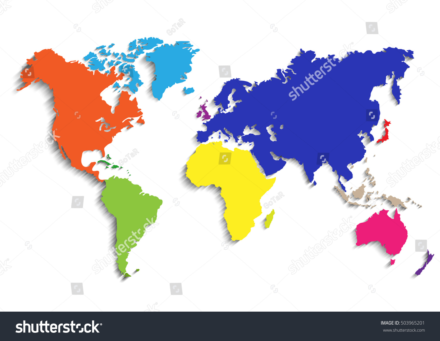 maps of the Earth's. world map . Vector - Royalty Free Stock Vector ...