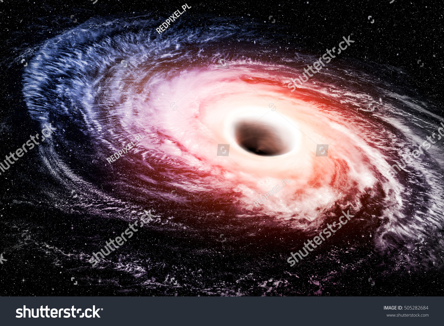 hole black space way fiction hydrogen nebula galaxy white earth cloud cosmic atmosphere explosion meteorite deep star concept - stock image. Elements of this image furnished by NASA. #505282684