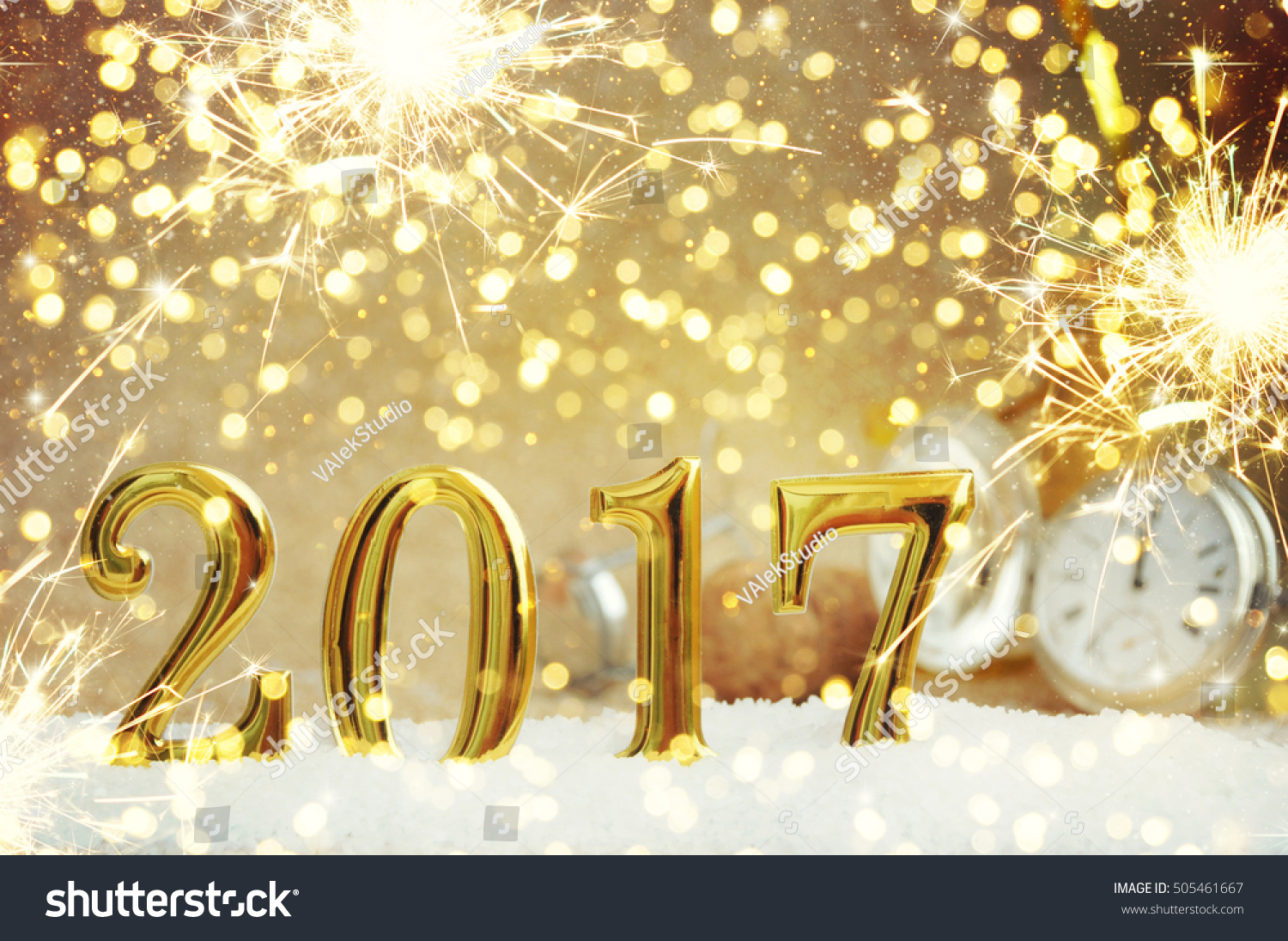 New Year Celebration, christmas tree background with bokeh. #505461667
