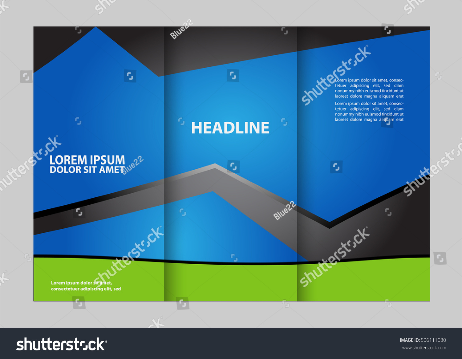 Brochure Template - Royalty Free Stock Vector 506111080 - Avopix.com