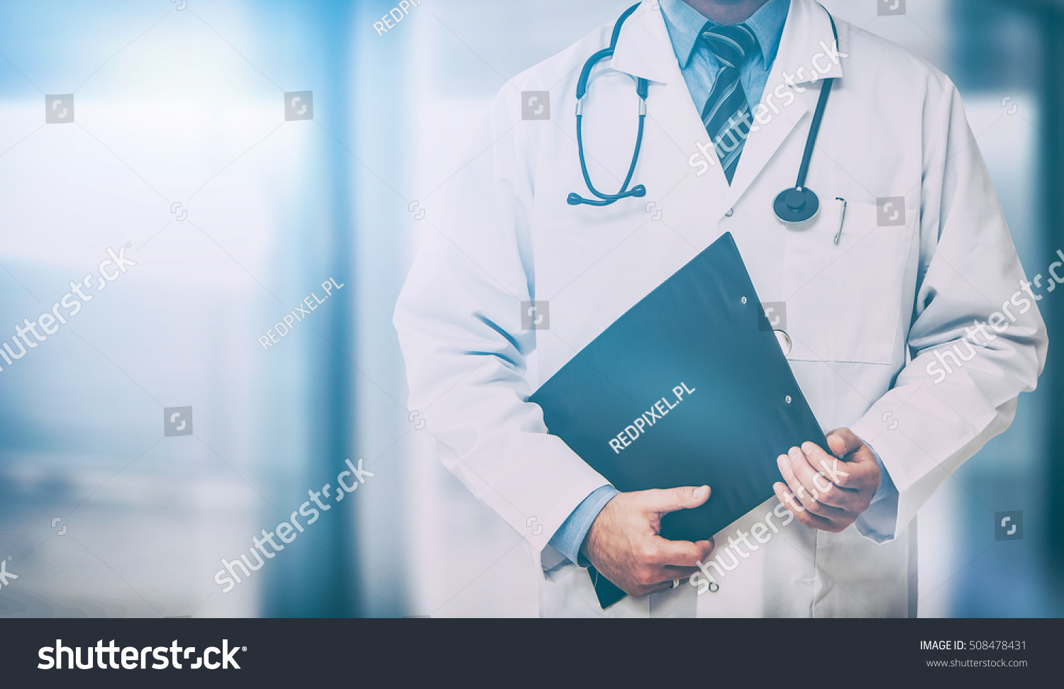 doctor doctoring clinic medicine cardiologist patient health background concept - stock image #508478431