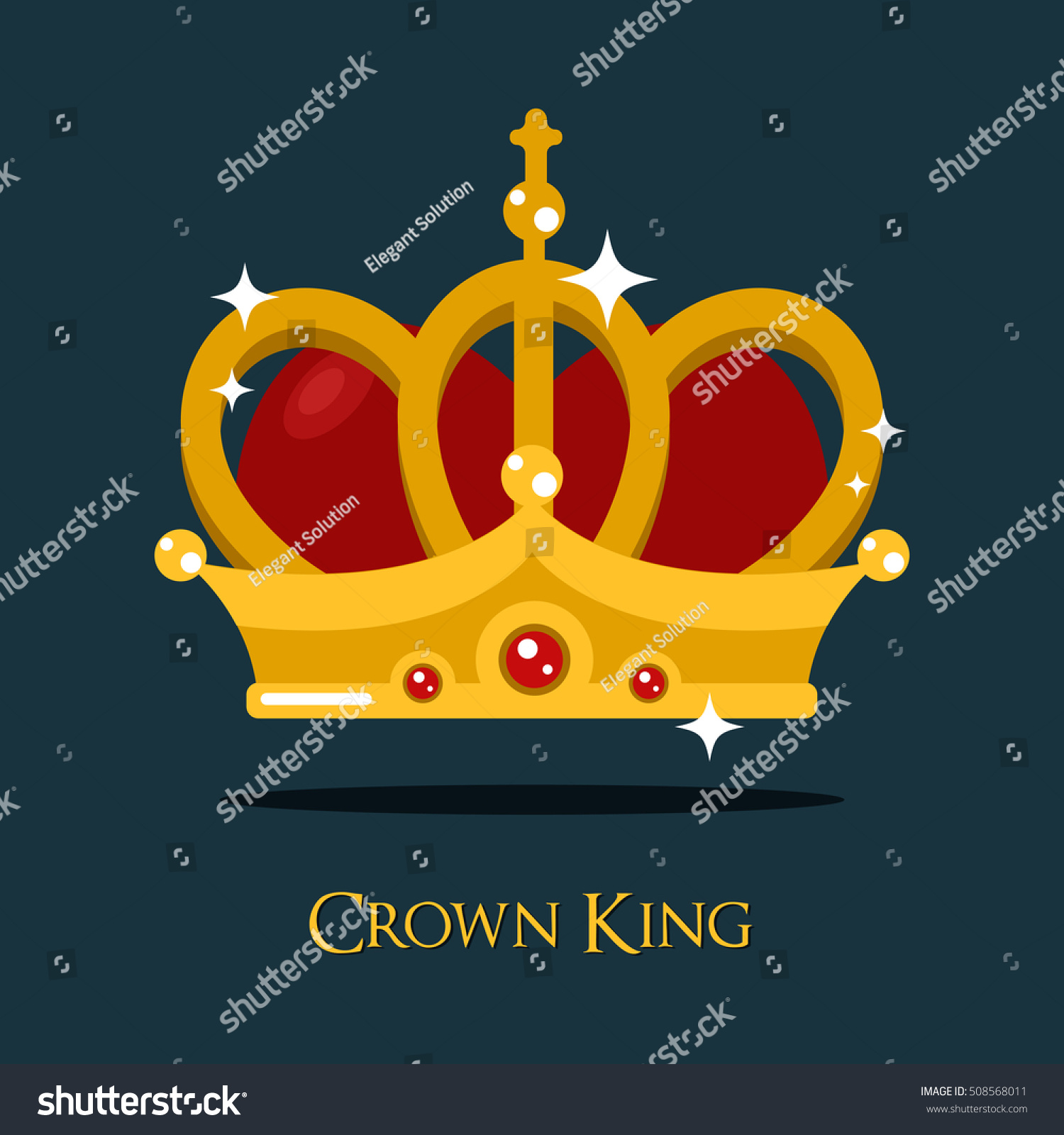 Crown of king or queen, princess or pope tiara - Royalty Free Stock ...