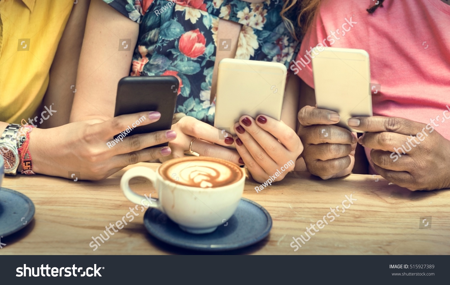 Young Women Drinking Coffee Concept #515927389
