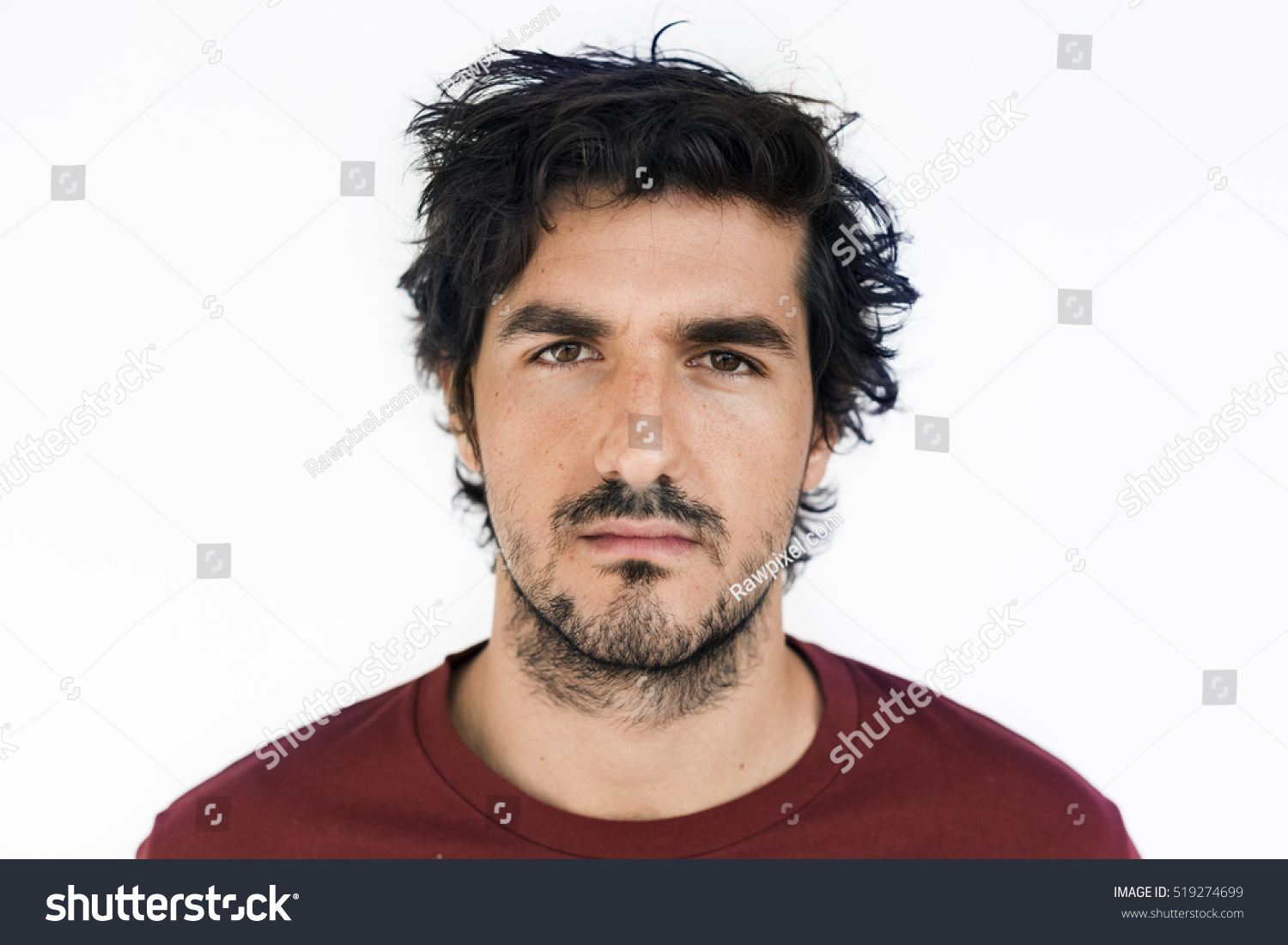 Man Male Person Portrait Casual Studio Concept #519274699