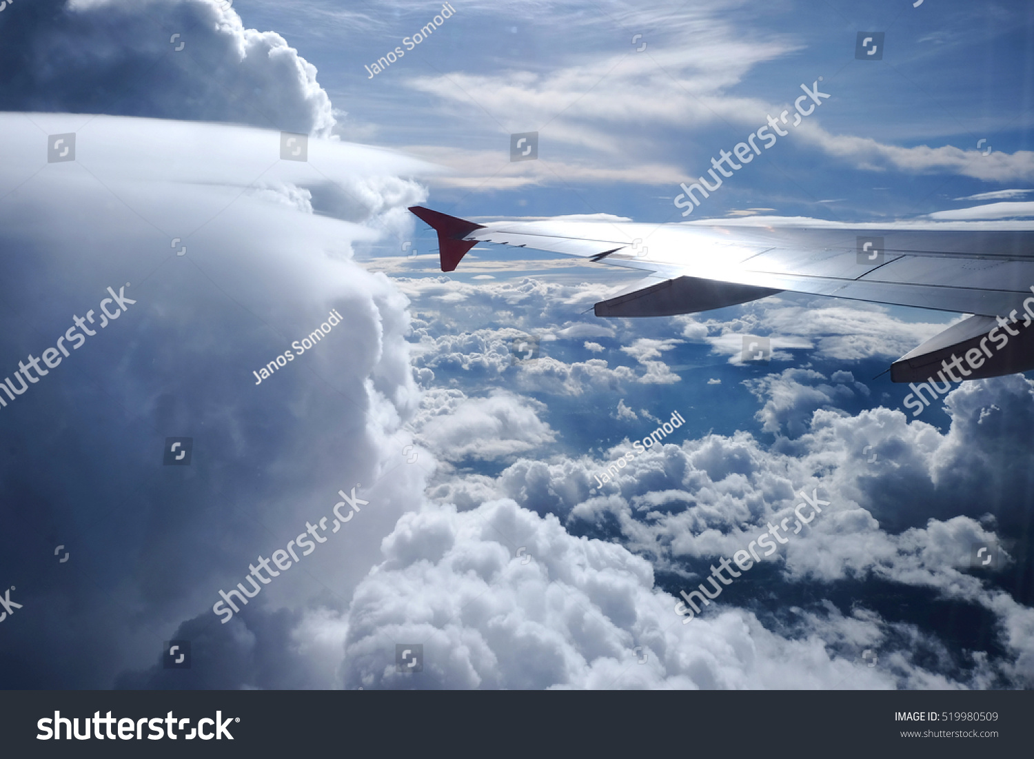 Flying into the clouds #519980509