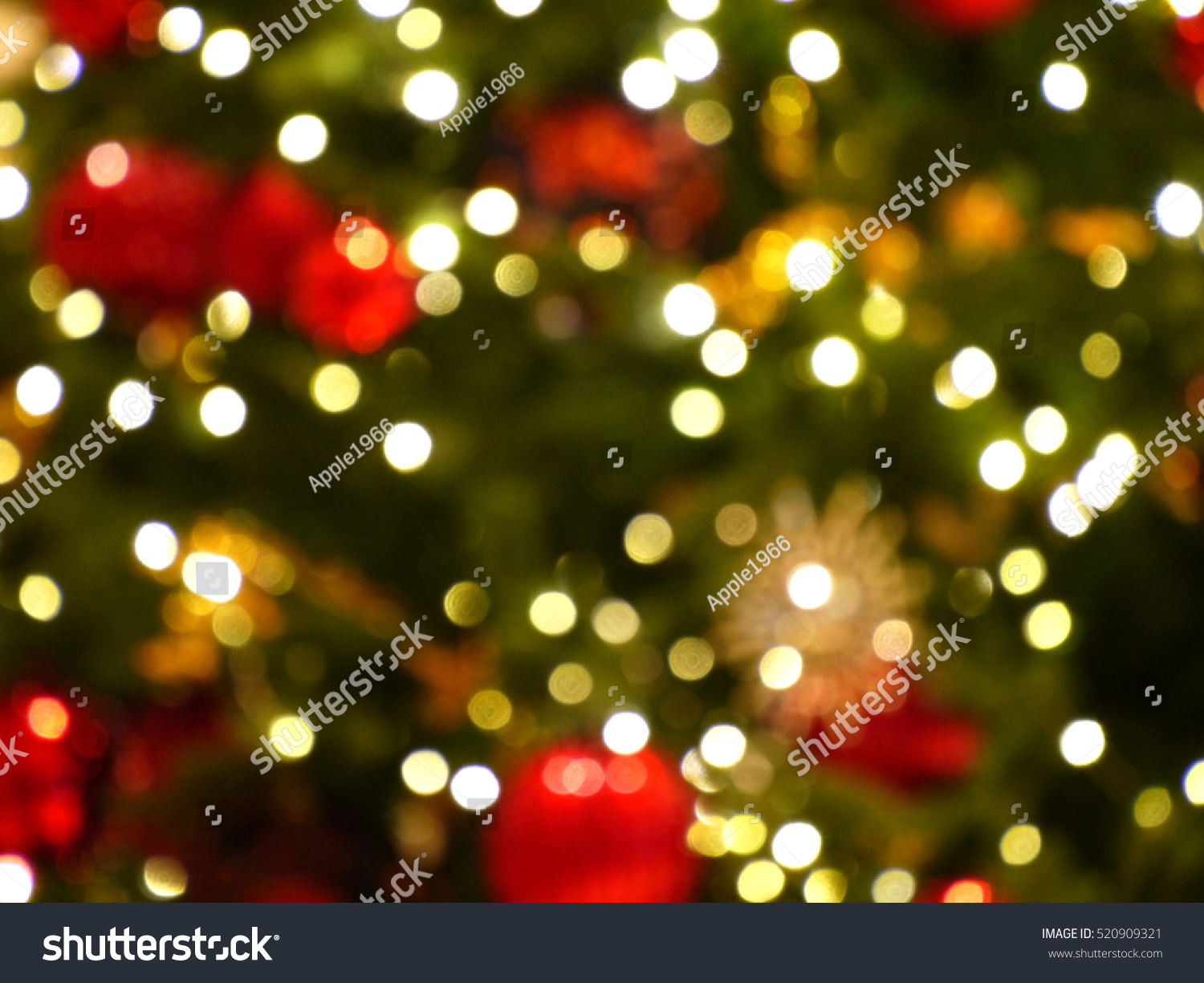 Blurred photo of Christmas lights #520909321