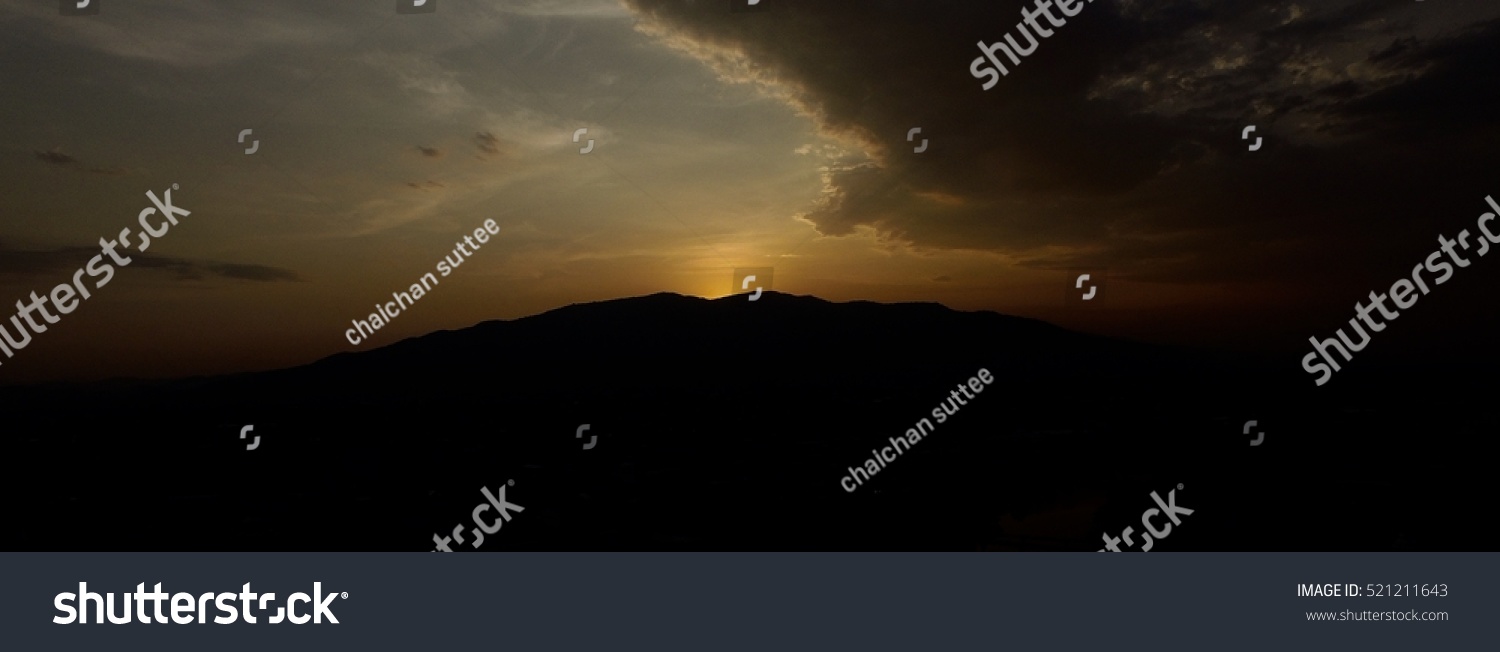 Mountain sunset #521211643