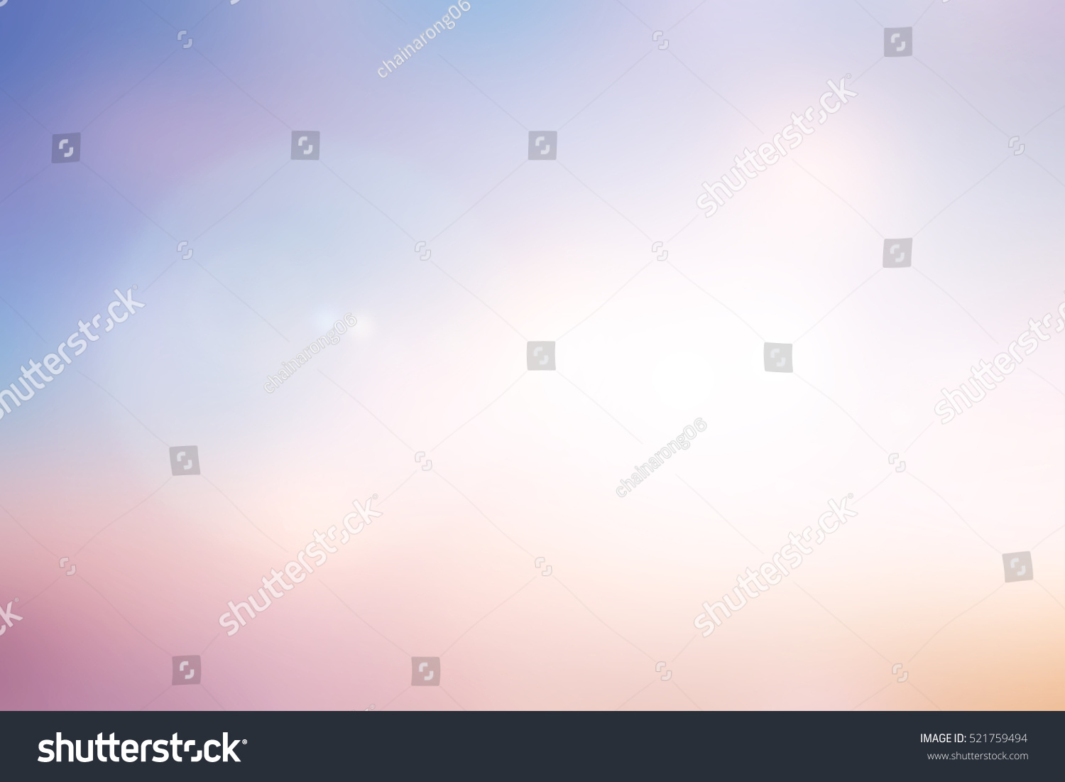 Blurry colorful sunset background with bright light:blur image picture wallpaper concept. #521759494