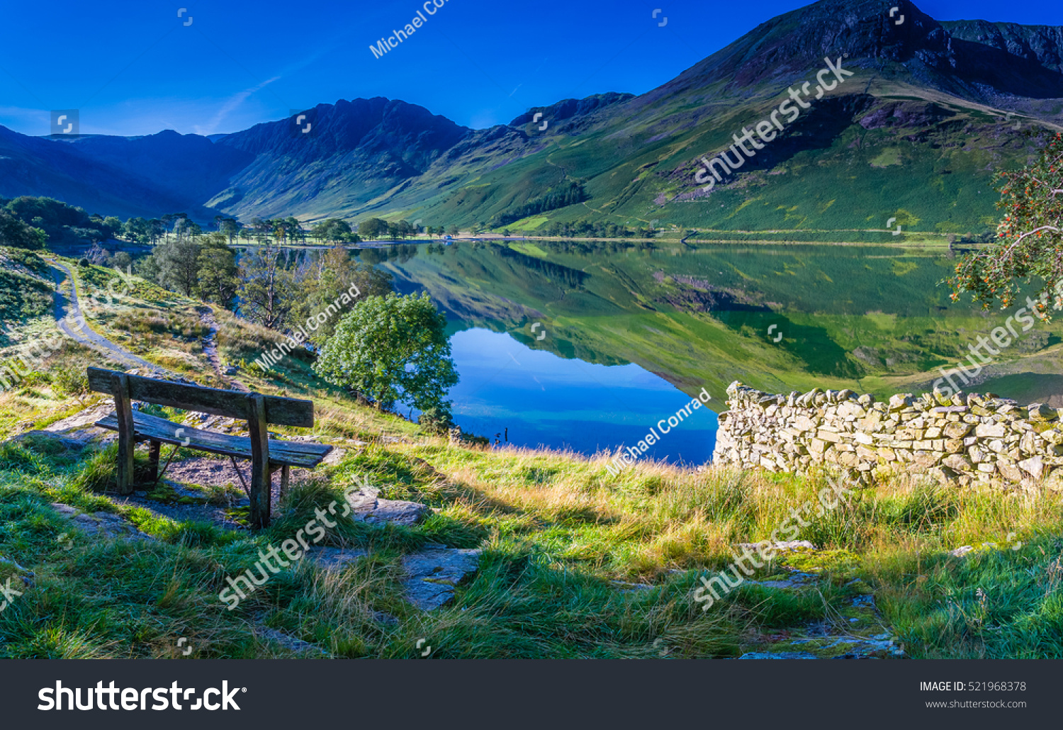 Rest for a moment at Buttermere, The Lake District, Cumbria, England #521968378