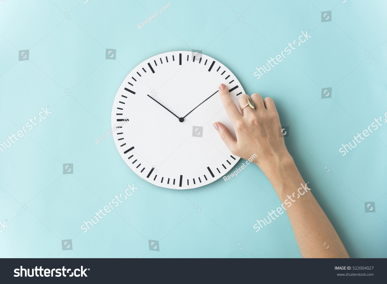Time Punctual Second Minute Hour Concept #522004027