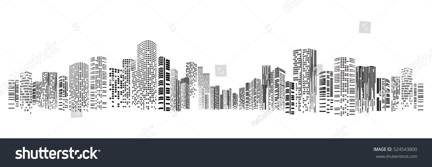  Building and City Illustration at night, City scene on night time #524543800