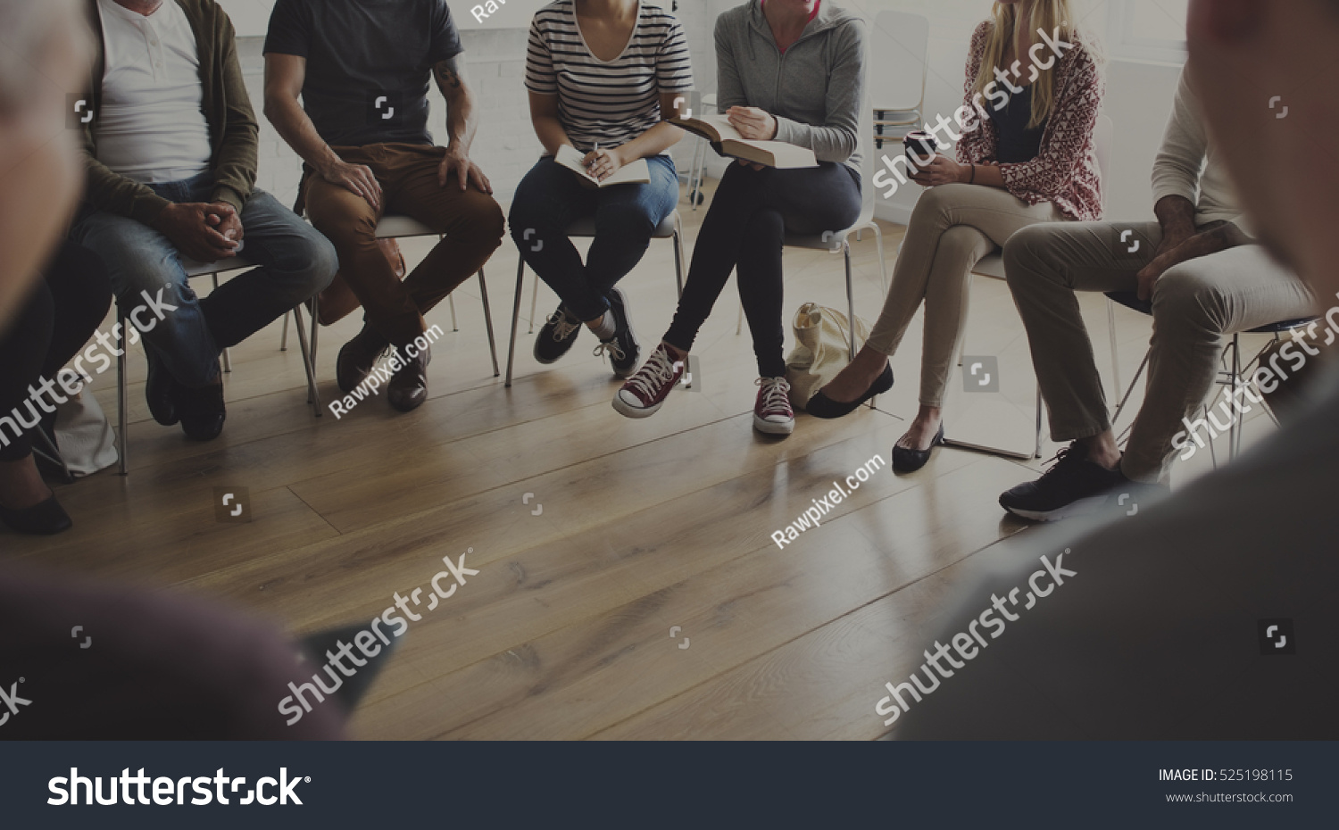 People sitting in a circle counseling #525198115