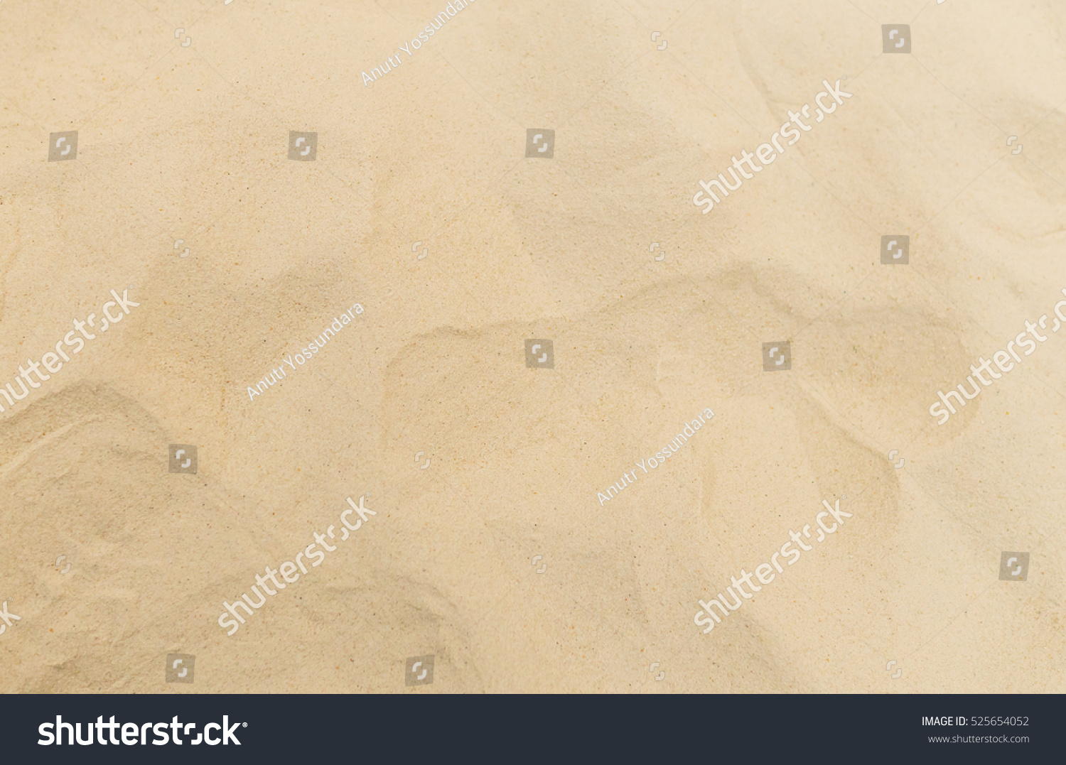 Clean fine sand Beach surface dune top view from children playground surface for texture and background backdrop design use. #525654052
