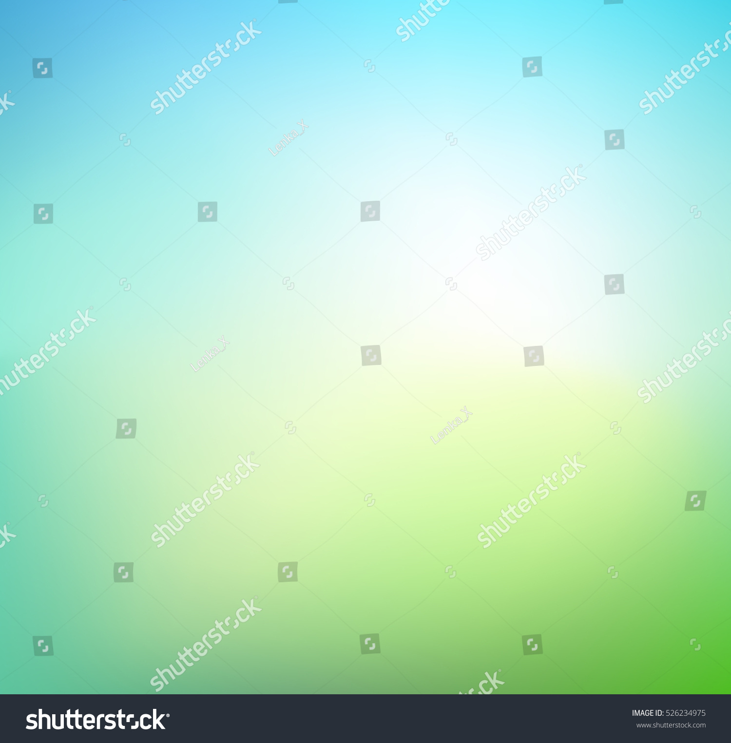 Abstract green blurred gradient background. Nature backdrop. Vector illustration. Ecology concept for your graphic design, banner or poster. #526234975