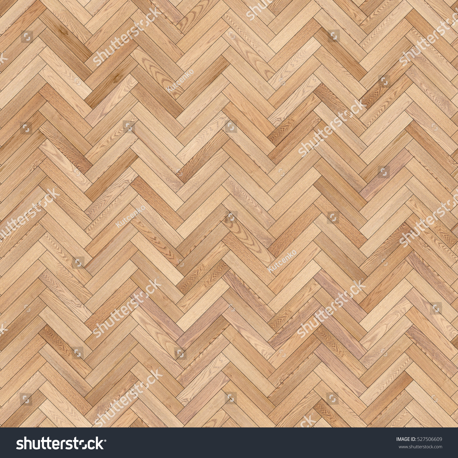 Herringbone natural parquet seamless floor texture #527506609