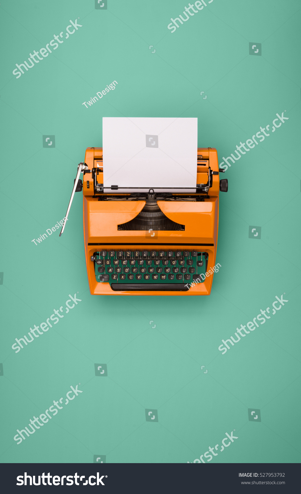 Seventies typewriter #527953792