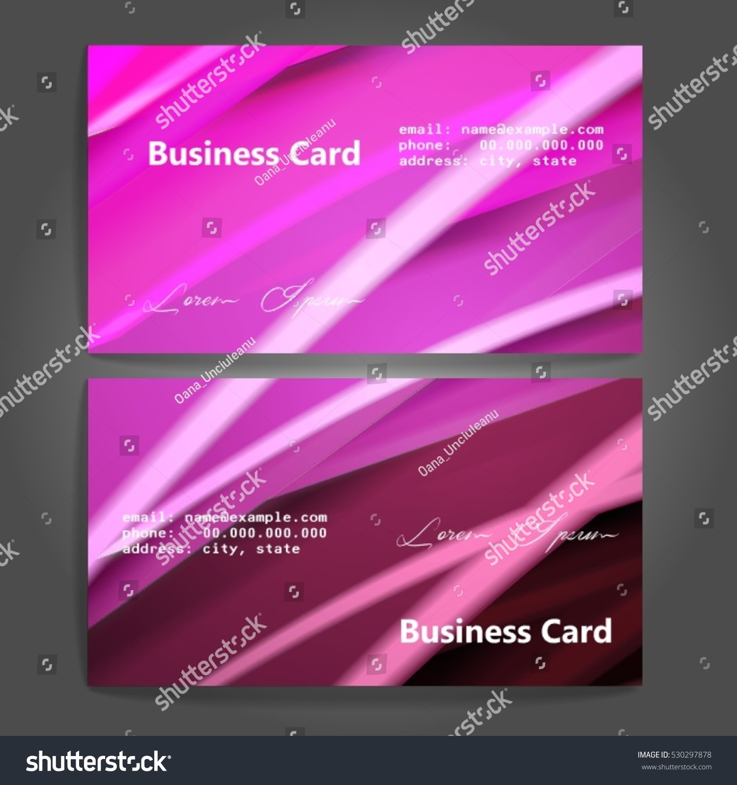 Corporate Identity Template Set Business Royalty Free Stock Vector 530297878 7826