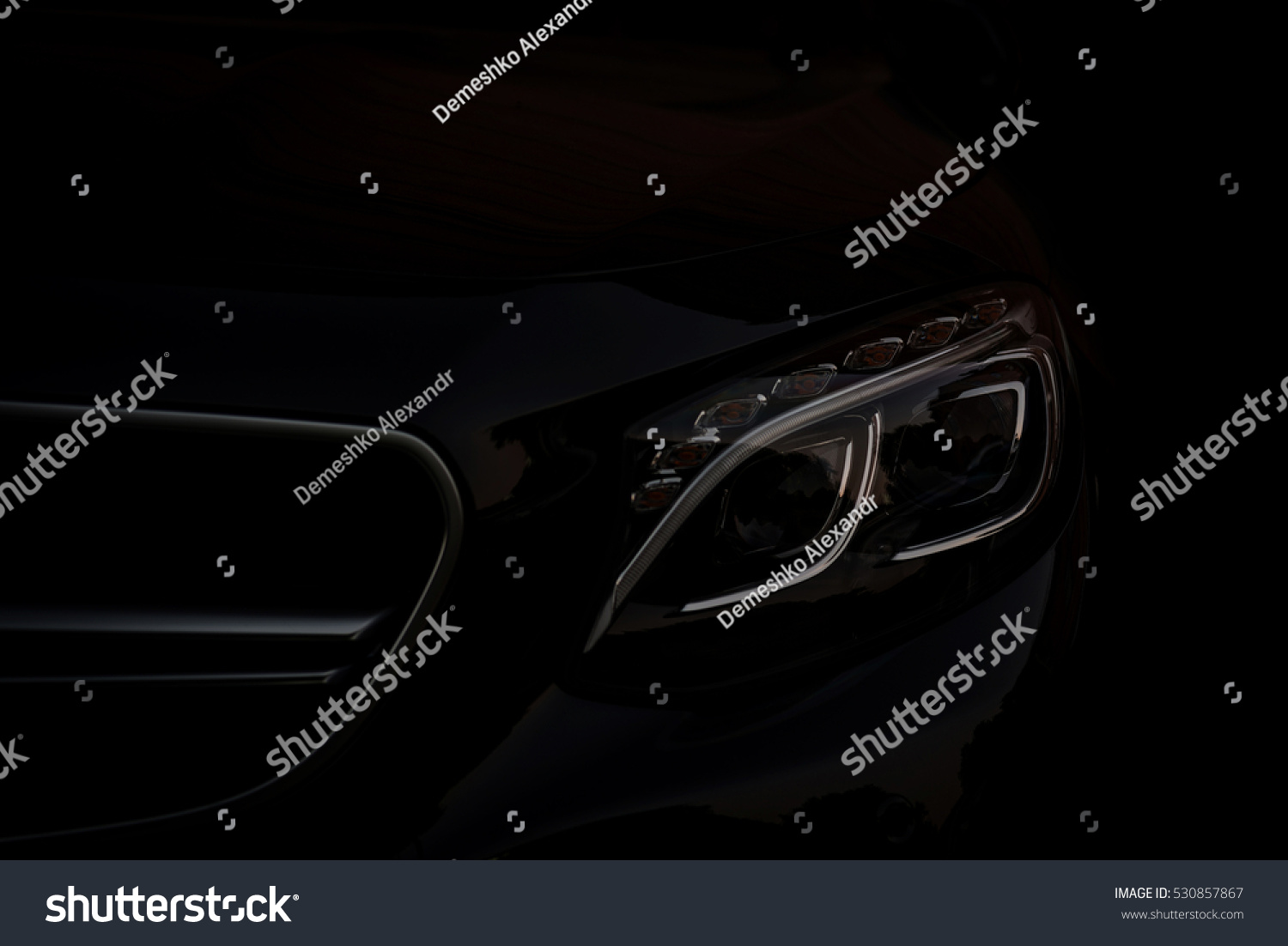 Business car silhouette. #530857867