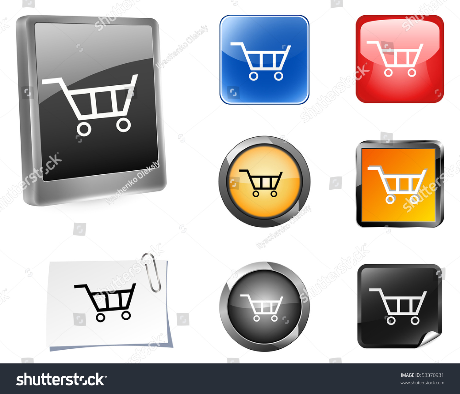 Shopping carts. Vector illustration - Royalty Free Stock Vector ...