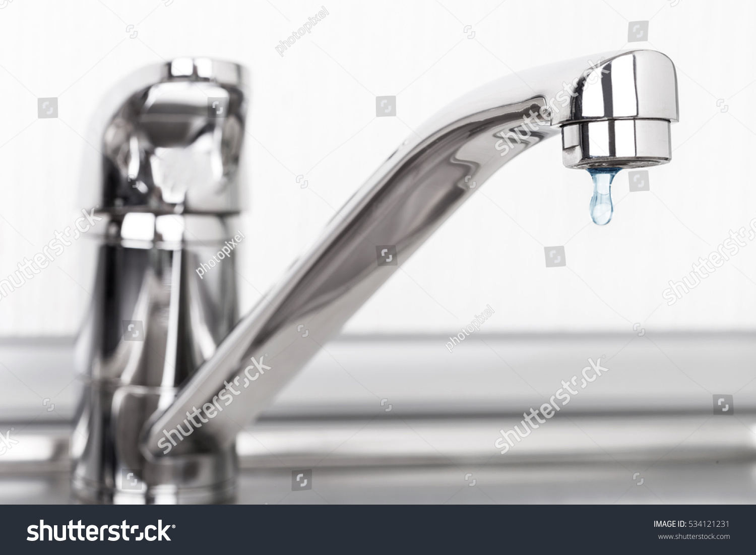 Faucet and water drop #534121231
